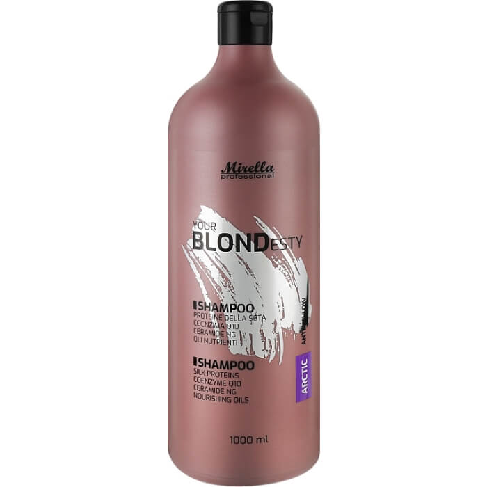 Шампунь для арктичних відтінків блонд Mirella, 1000 мл