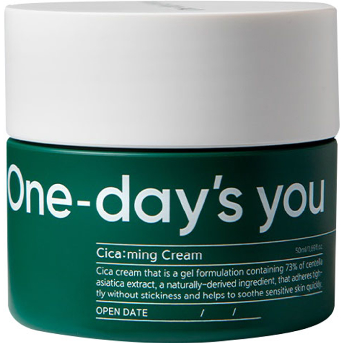 Заспокійливий крем для обличчя Cica:ming Cream One-days you, 50 мл