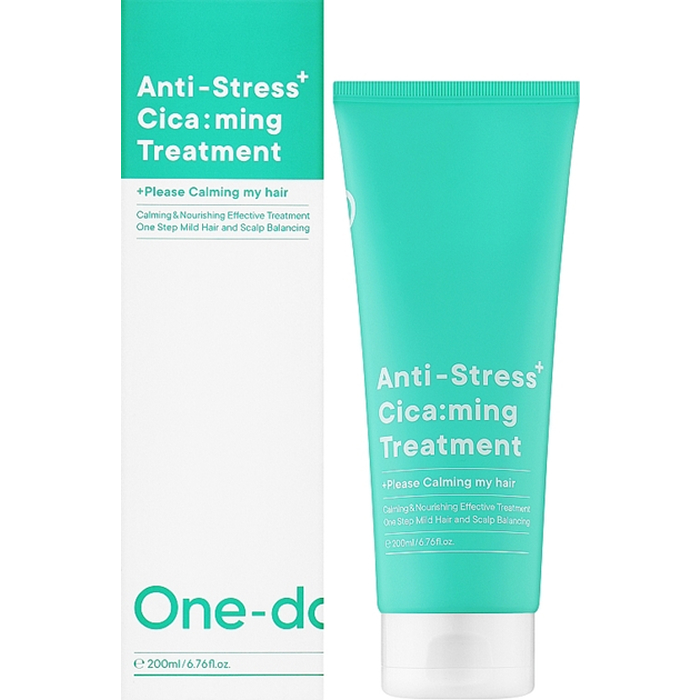 One-day’s you Anti-Stress Cica:ming Treatment — маска для волосся з центелою, 200 мл