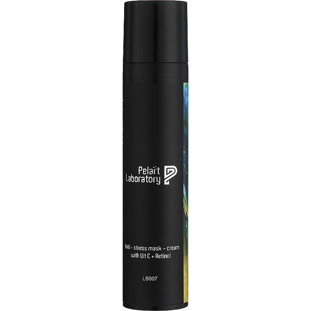 Крем-маска з вітаміном С та ретинолом Anti–stress Mask Cream With Vit C + Retinol Pelart Laboratory, 100 мл