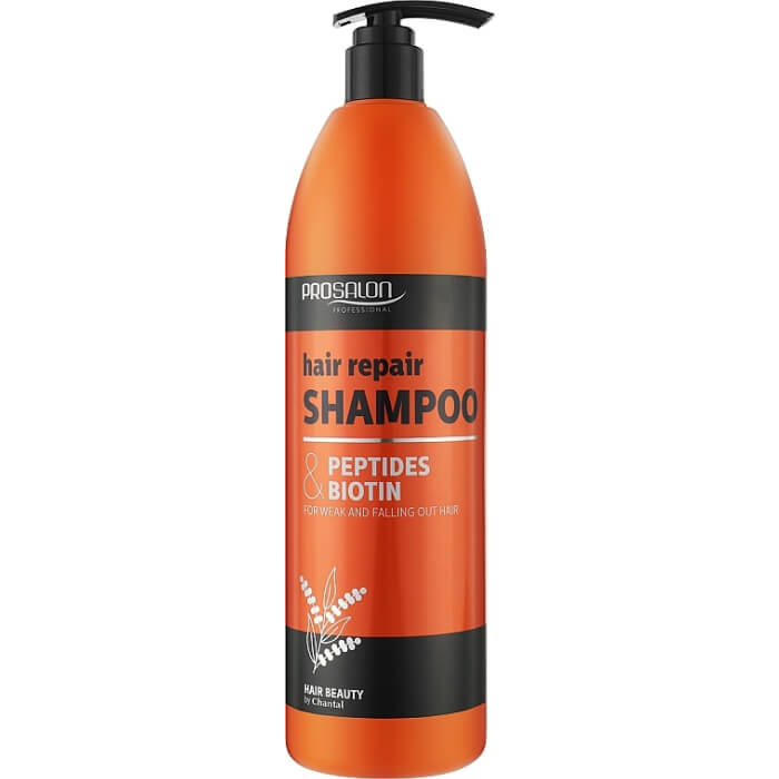 Відновлювальний шампунь з пептидами та біотином Prosalon, 1000 мл