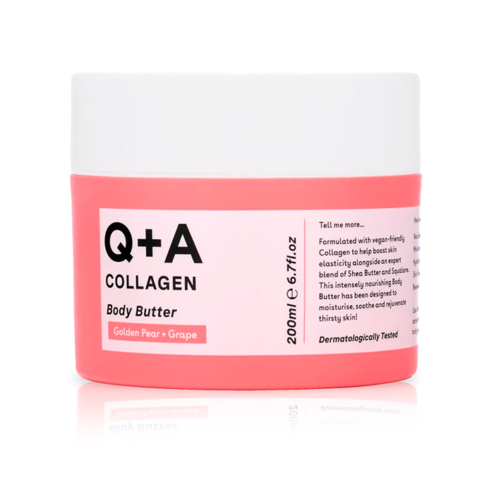 Зволожуючий баттер з колагеном Q+A Collagen Body Butter, 200 мл