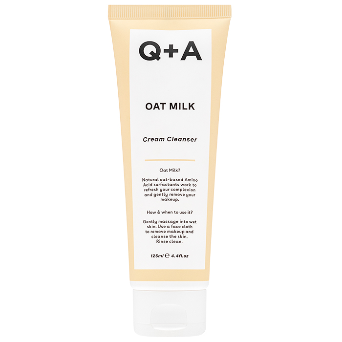 Очищувальний кремовий засіб с вівсяним молочком Q+A Oat Milk Cream Cleanser, 125 мл