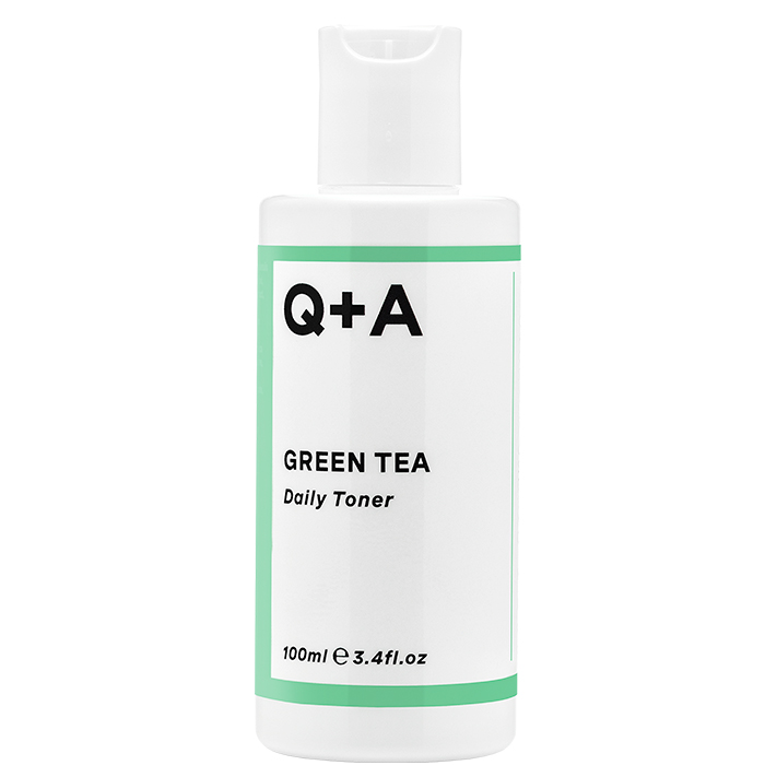 Заспокійливий тонер для обличчя з зеленим чаєм Q+A Green Tea Daily Toner, 100 мл