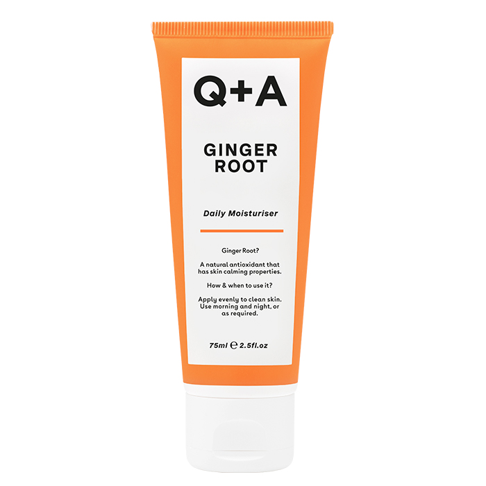 Зволожуючий крем для обличчя на основі кореня імбиру Q+A Ginger Root Daily Moisturiser, 75 мл