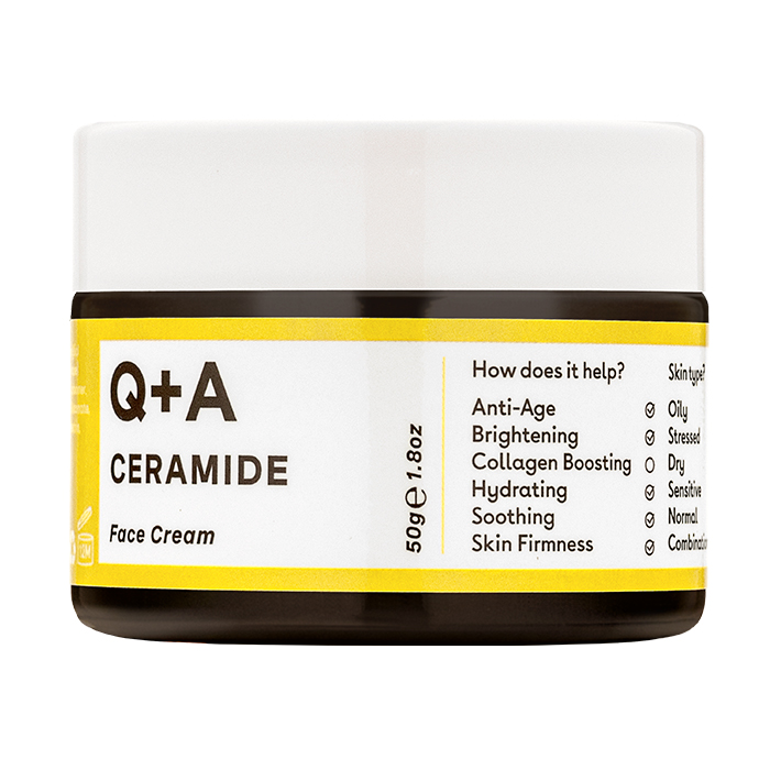 Захисний крем для обличчя з керамідами Q+A Ceramide Barrier Defence Face Cream, 50 г
