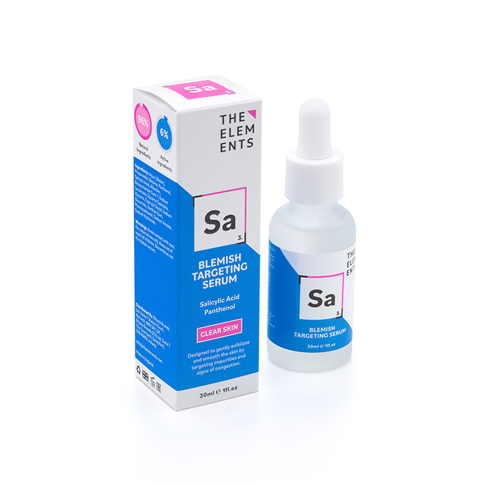 Сироватка для зменшення ознак постакне The Elements Blemish-Targeting Serum, 30 мл