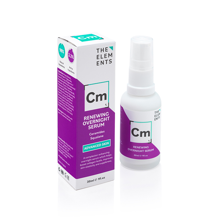 Оновлююча нічна сироватка з керамідами The Elements Renewing Overnight Serum , 30 мл