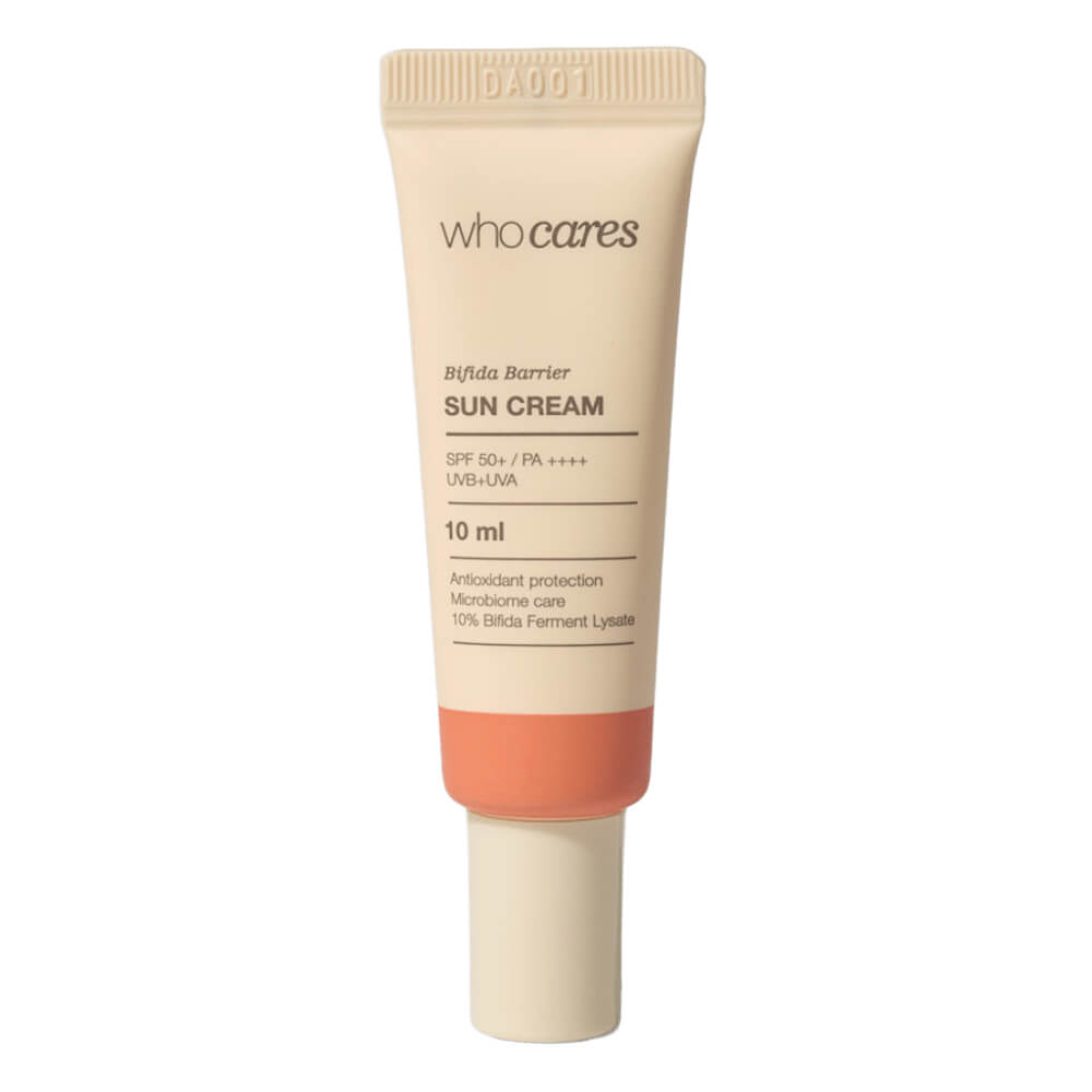 Сонцезахисний крем з антиоксидантним захистом (мини) Bifida Barrier Sun Cream SPF 50+ Who Cares, 10