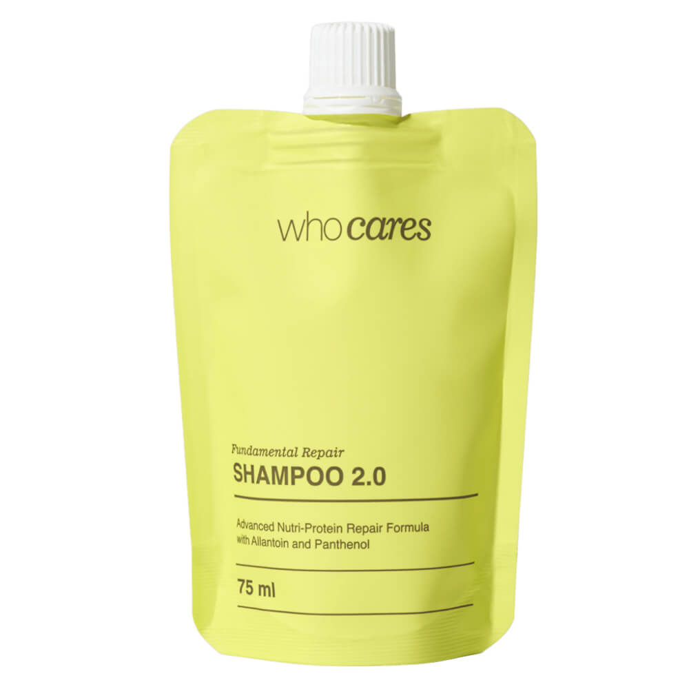 Шампунь для глубокого очищения кожи головы (дой-пак) Fundamental Repair 2.0 Shampoo Who Cares, 75 мл