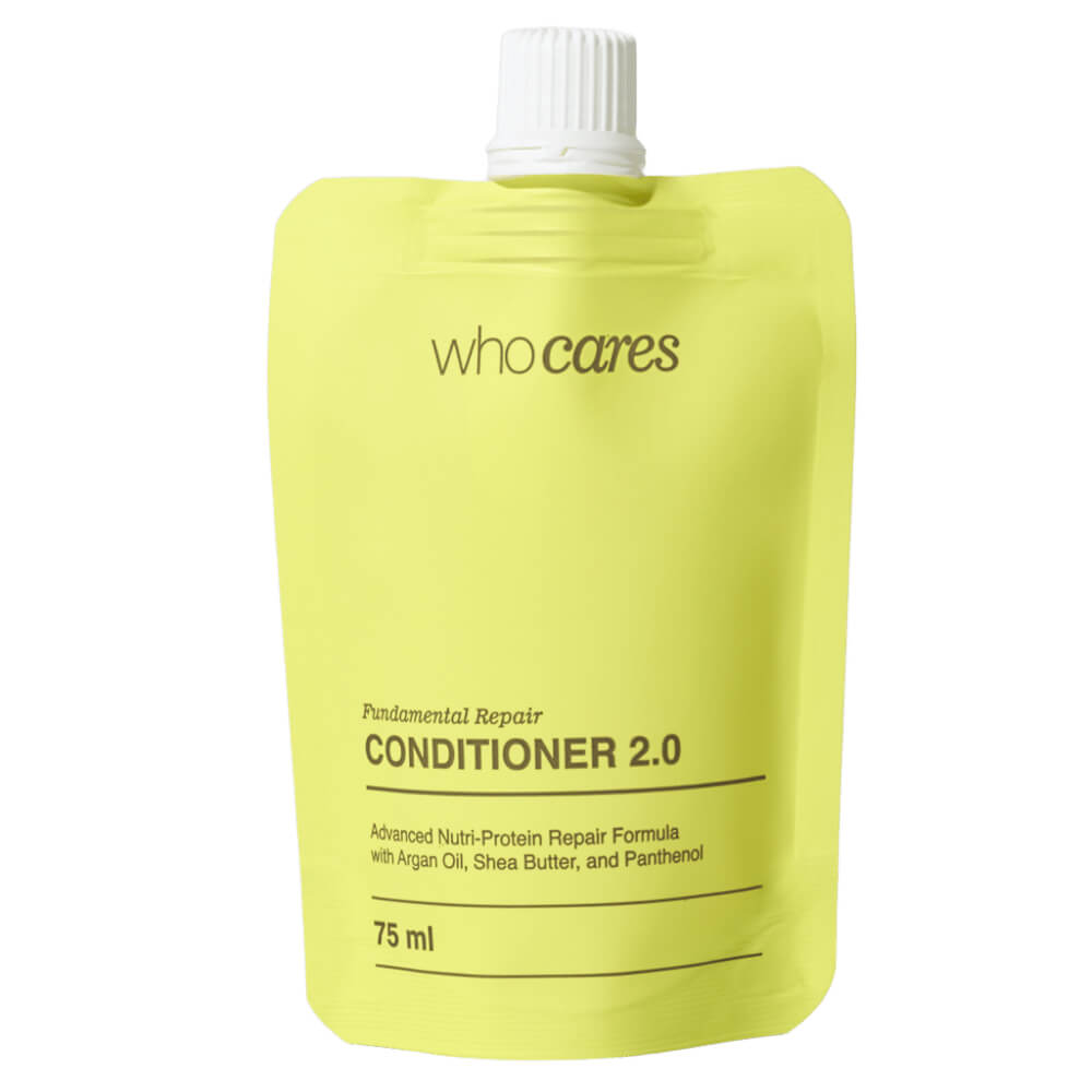 Who Cares Fundamental Repair 2.0 Conditioner — кондиционер питательный для волос (дой-пак), 75 мл